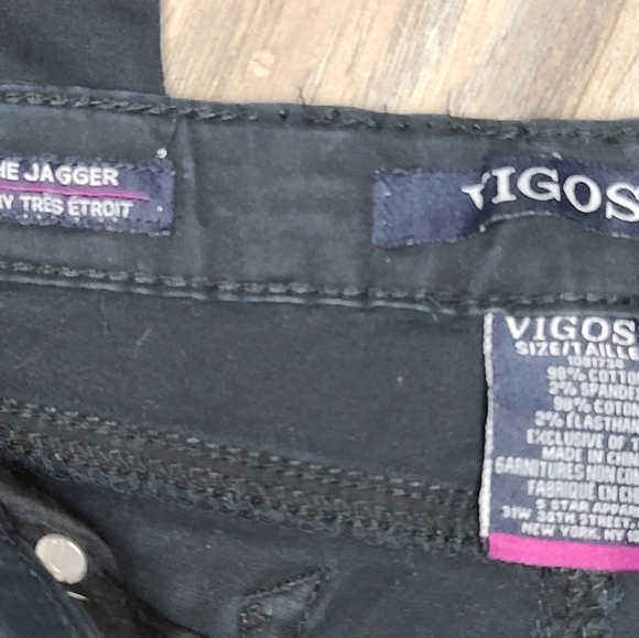 Junior Womens Vigoss Black Jeans 👖 ♥ - Picture 4 of 7